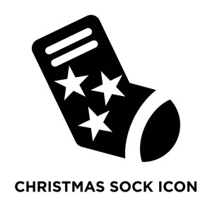 圣誕樹圖標矢量隔離在白色背景上, 標志的圣誕樹標志概念在透明背景下, 填充黑色符號